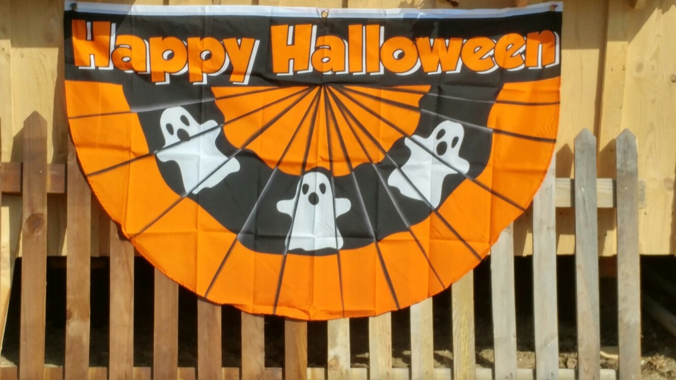 Halloween Ghost Bunting Flag